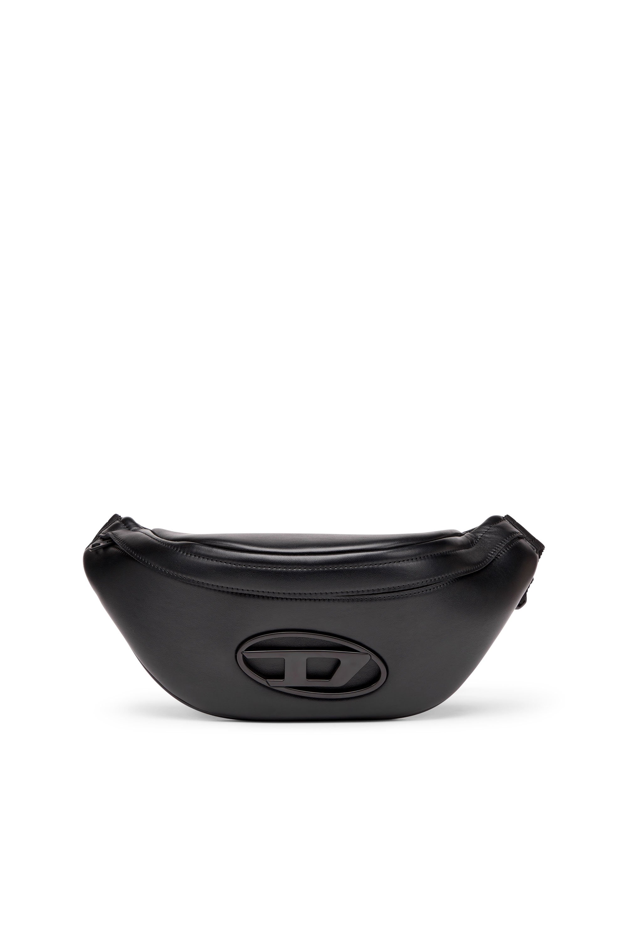 Diesel - HOLI-D BELT BAG M, Male's Holi-D-Belt bag in PU and neoprene in ブラック - 1