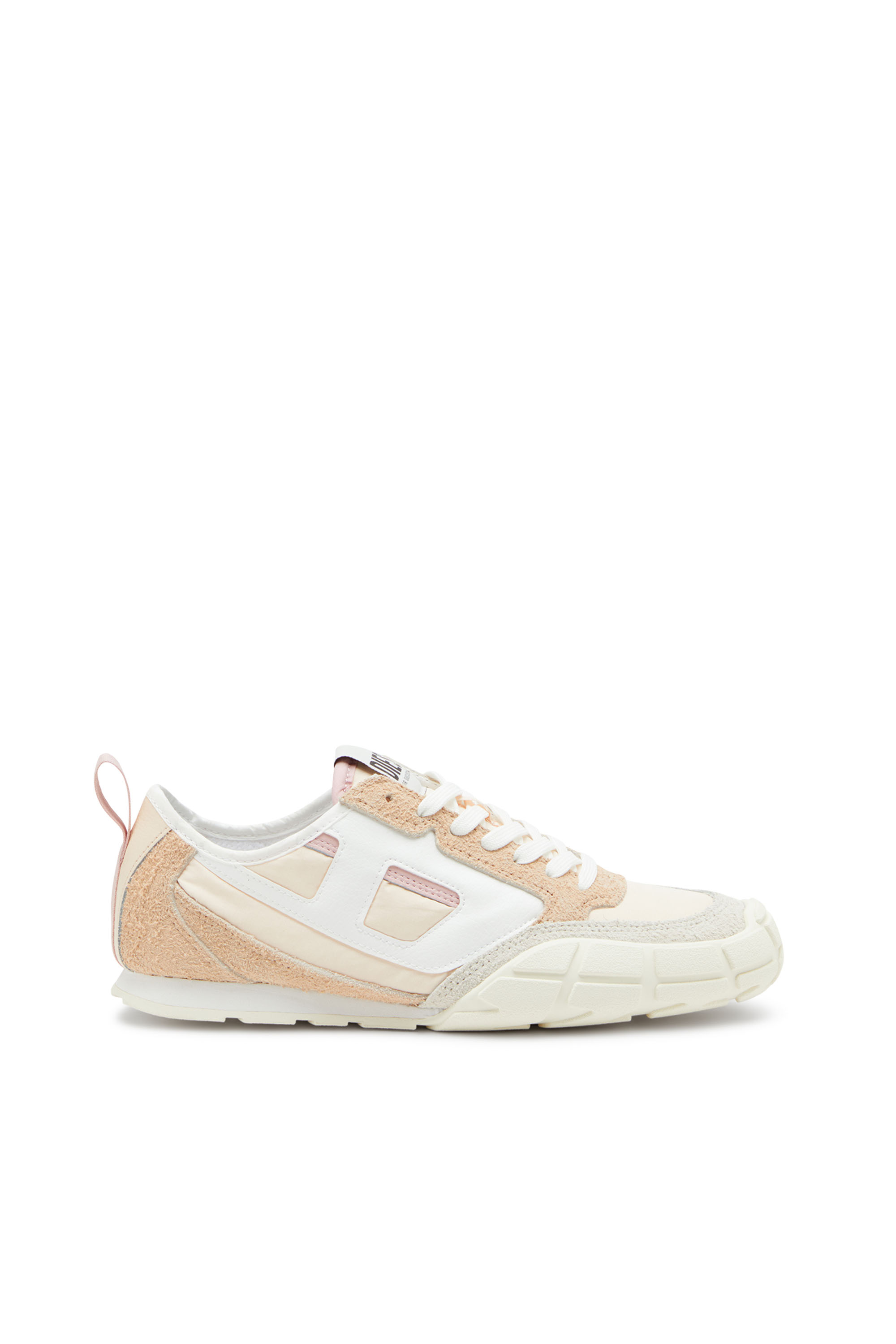 Diesel - S-PAGODHA LOW W, Female's S-Pagodha-Sneakers in leather, suede and ripstop in ベージュ - 1