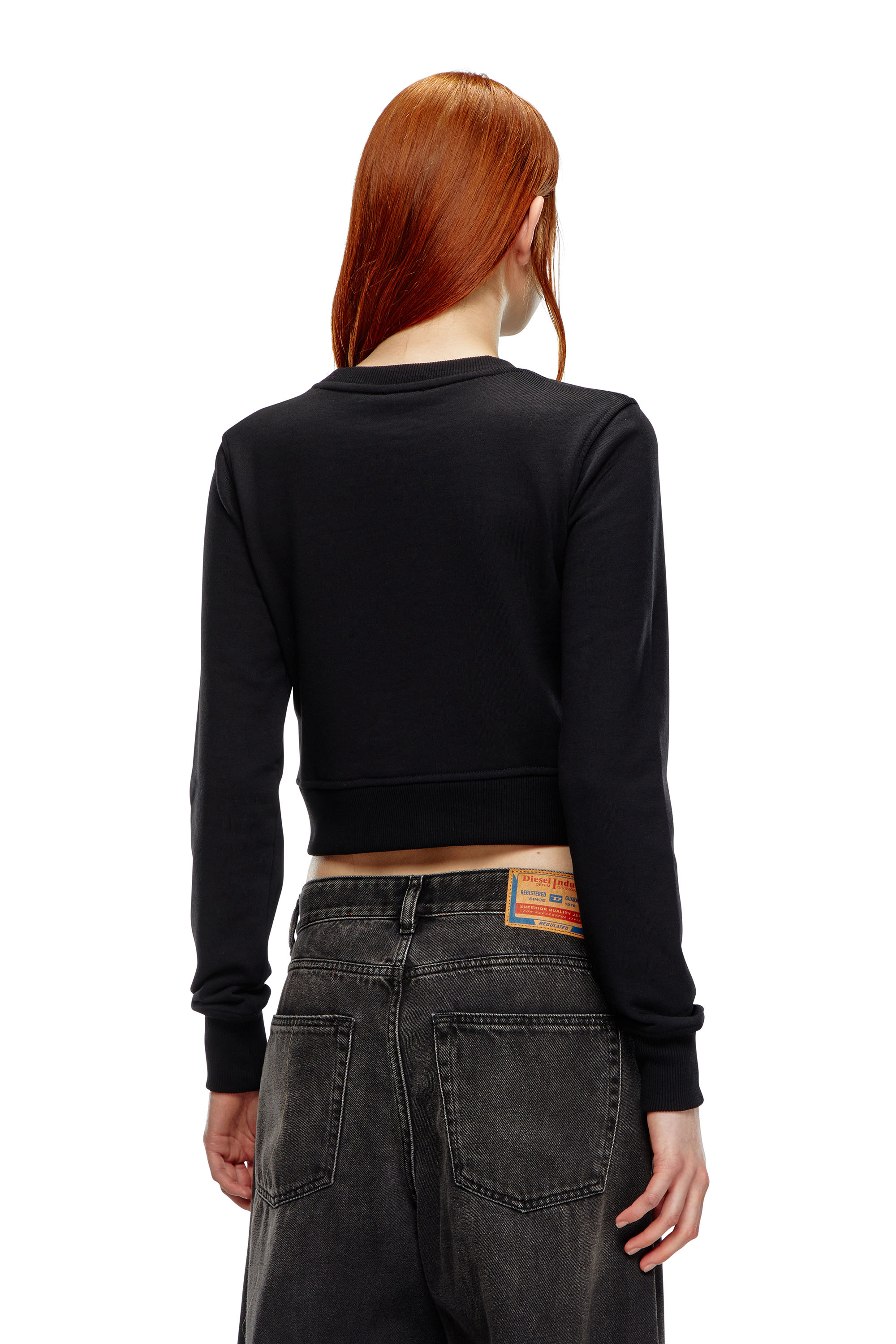 Diesel - F-SLIMMY-OD, Female's スウェット in ブラック - 4