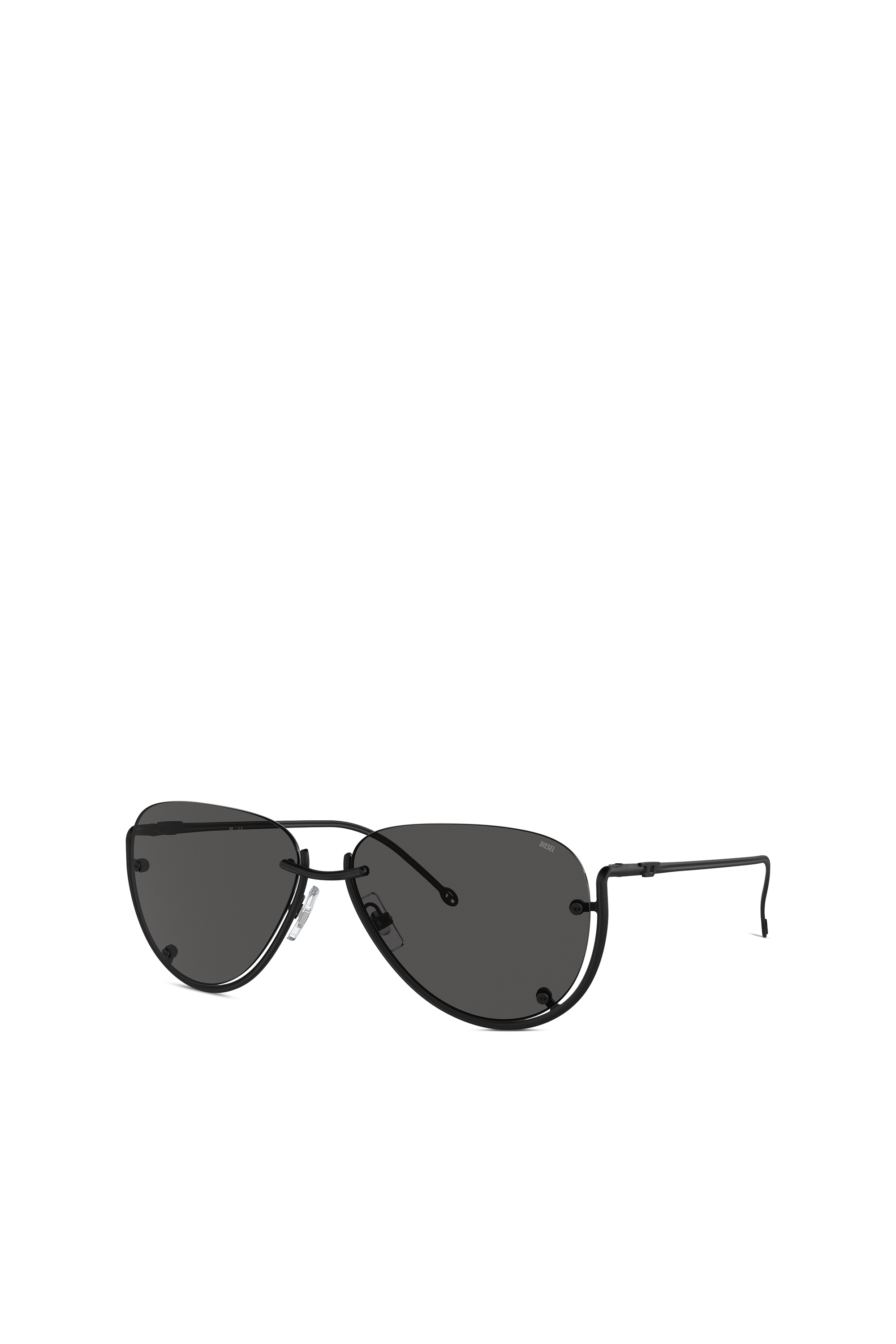 Diesel - 0DL1003, Unisex's サングラス in ブラック - 1