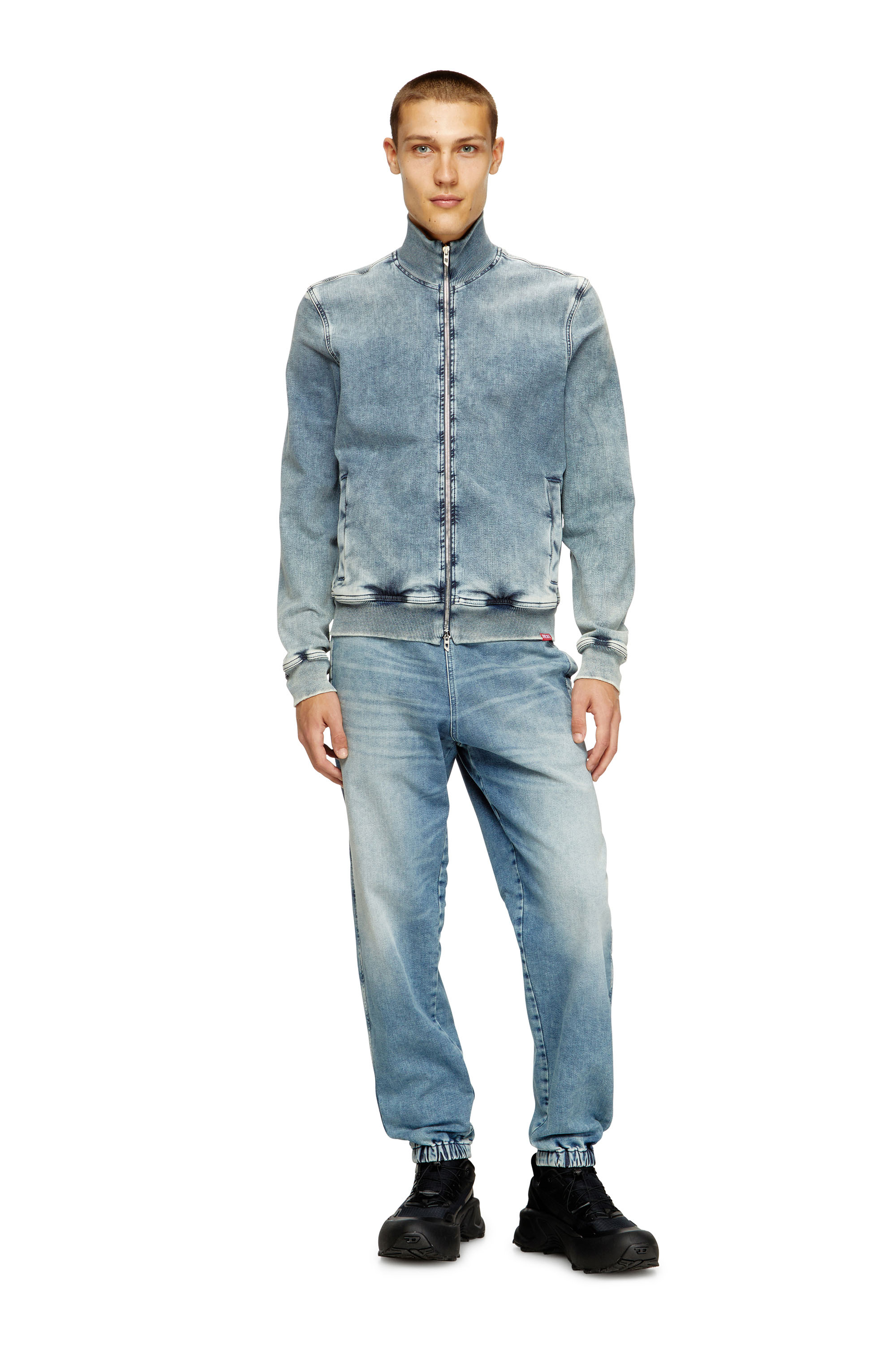 Diesel - Unisex's Slim D-Labb Track denim 09M32, ライトブルー - 2