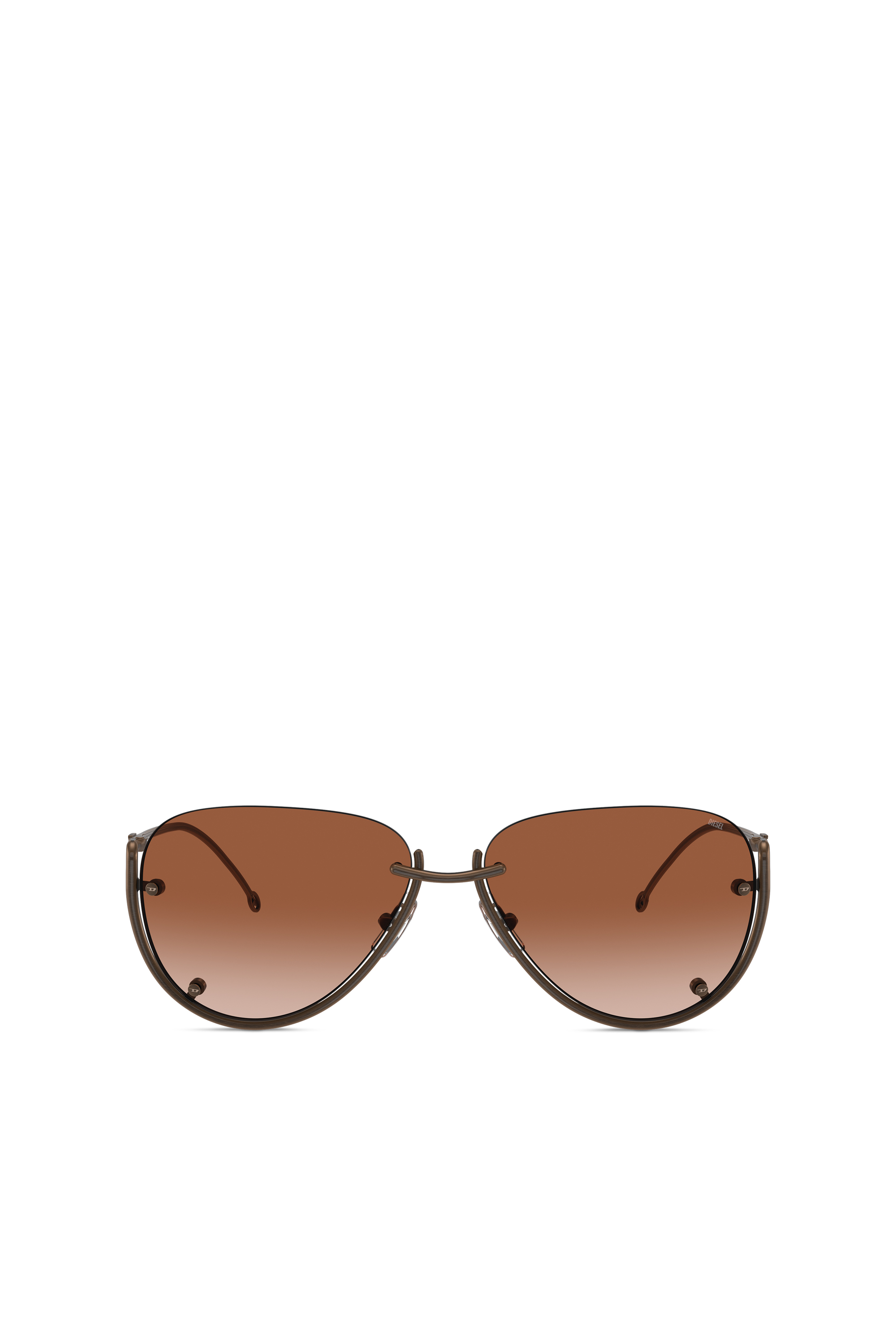 Diesel - 0DL1003, Unisex's サングラス in ブロンズ - 2