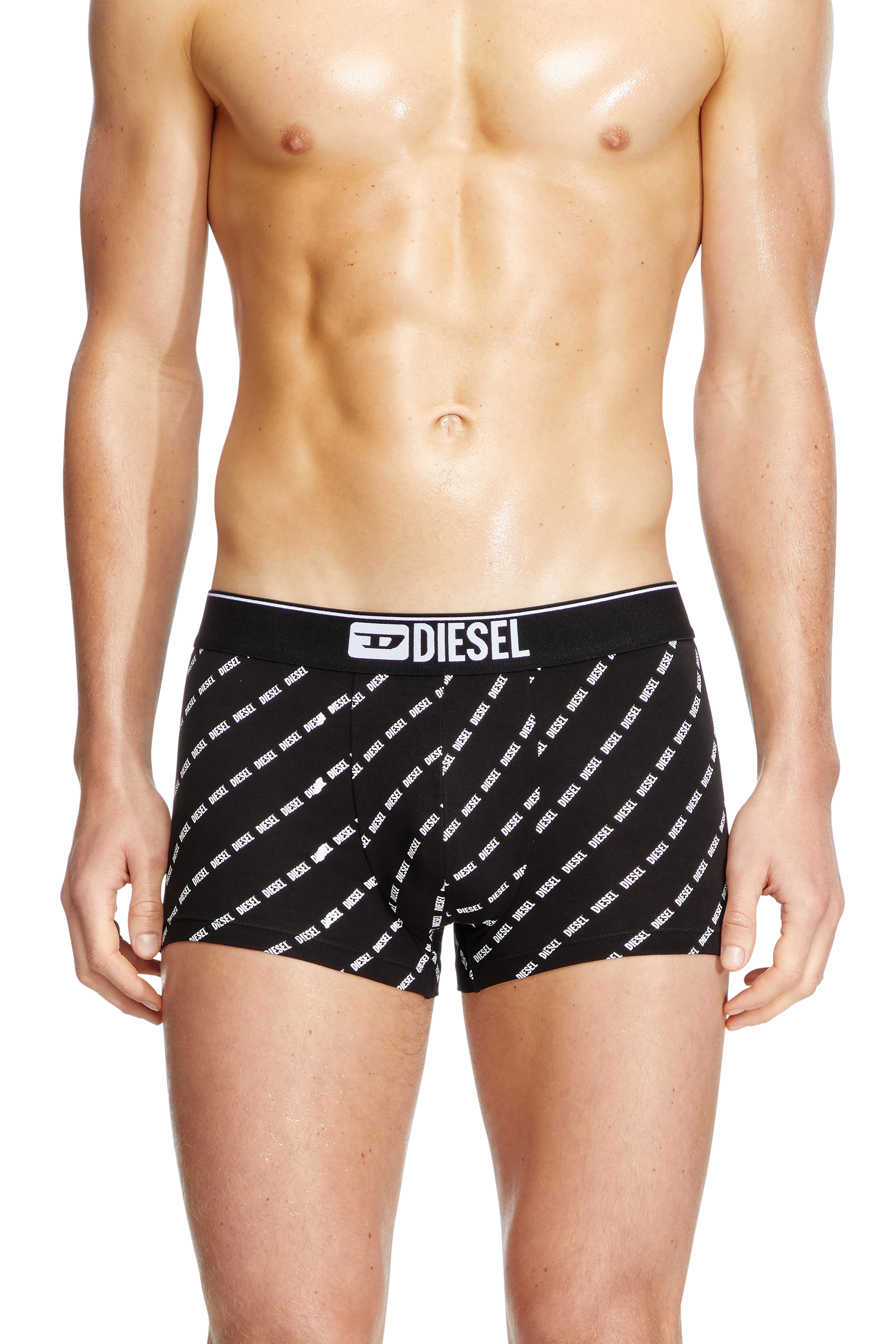 Diesel - DAMIEN, Male's Boxer briefs with monogram print in ブラック - 2