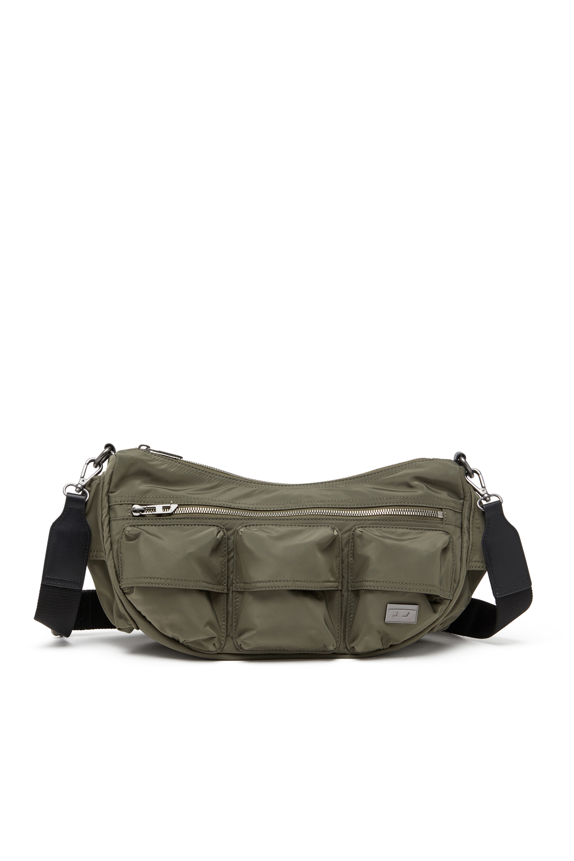 Diesel - MULTI-PKTS SHOULDER BAG X, Unisex's Multi-Pkts-Multipocket bag in utilitarian shell in グリーン - 2